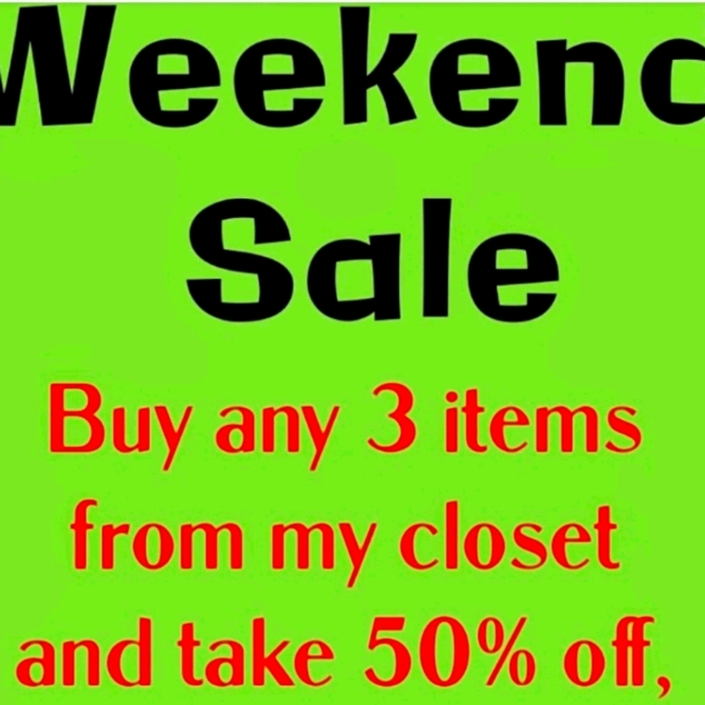 ⚡⚡PURCHASE 3 OR MORE ITEMS AND RECEIVE 50% OFF.  T